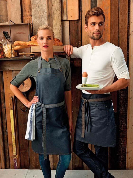 Tablier de cuisine professionnel sale